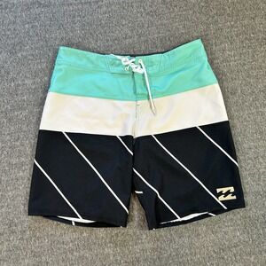 Billabong Platinum X‎ Tribong Mens 34x8 Stretch Board Shorts Swim Trunks Unlined